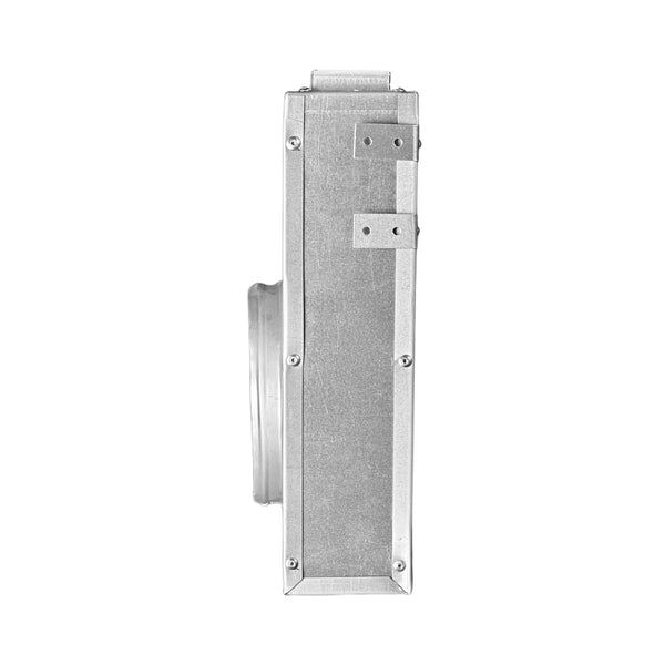 Side of 60 Inch 1 Slot Linear Slot Plenum Box - Linear Slot Diffuser Plenum - Texas Buildmart - AC Vent Covers - Linear Plenum Box