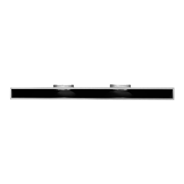 Front of 60 Inch 2 Slot Linear Slot Plenum Box - Linear Slot Diffuser Plenum - Texas Buildmart - AC Vent Covers - Linear Plenum Box
