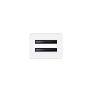 BUILDMART - 6x4 MUD-IN Air Vent Cover - Drywall MUD IN White Air Vent - MUD Linear Slot Diffuser - Register Grille for Ceiling and Walls - Texas Buildmart