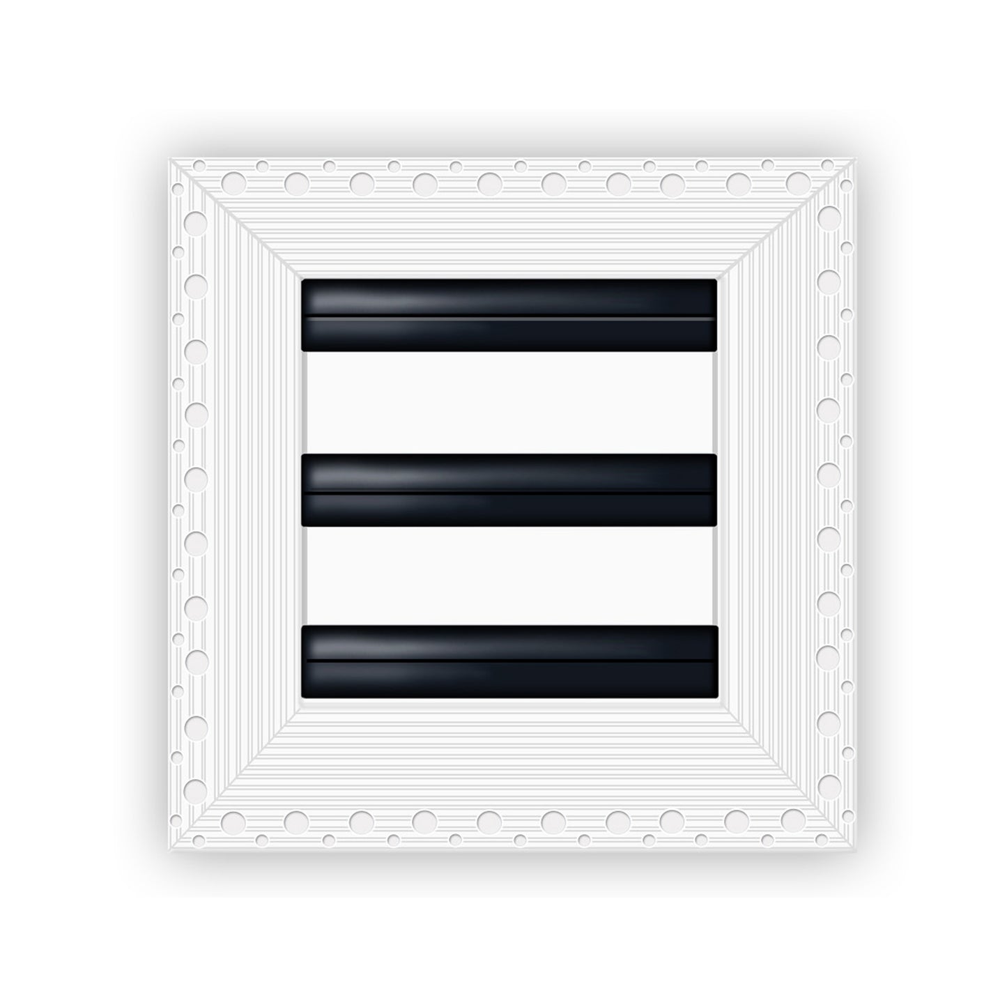 BUILDMART - 6" MUD-IN Air Vent Cover - Drywall MUD IN White Air Vent - MUD Linear Slot Diffuser - Register Grille for Ceiling and Walls - Texas Buildmart
