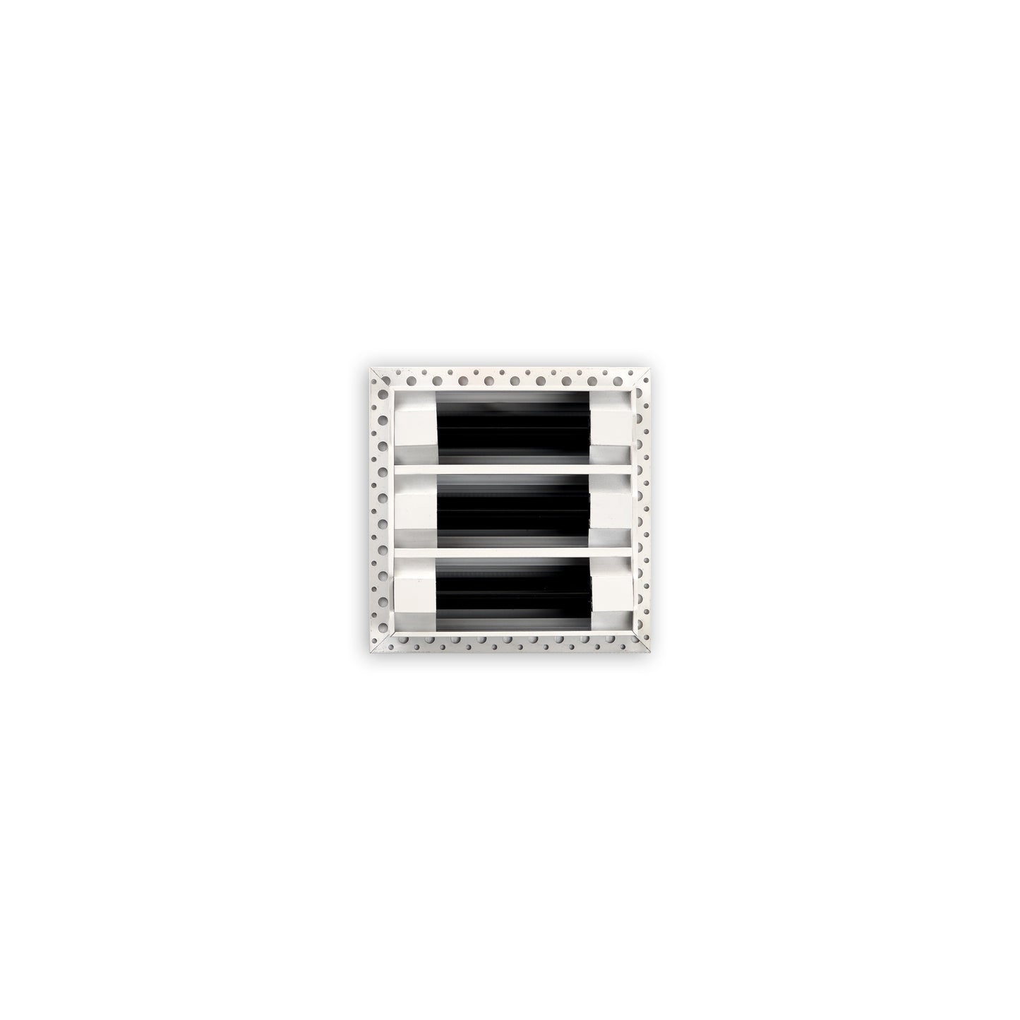 BUILDMART - 6x6 MUD-IN Air Vent Cover - Drywall MUD IN White Air Vent - MUD Linear Slot Diffuser - Register Grille for Ceiling and Walls - Texas Buildmart