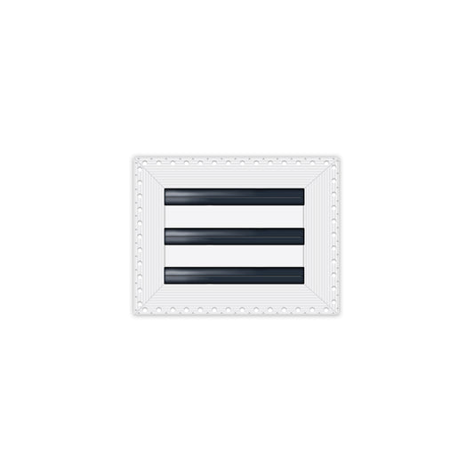 BUILDMART - 8x6 MUD-IN Air Vent Cover - Drywall MUD IN White Air Vent - MUD Linear Slot Diffuser - Register Grille for Ceiling and Walls - Texas Buildmart