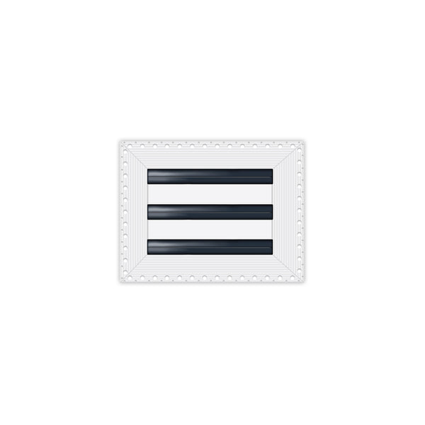 BUILDMART - 8x6 MUD-IN Air Vent Cover - Drywall MUD IN White Air Vent - MUD Linear Slot Diffuser - Register Grille for Ceiling and Walls - Texas Buildmart