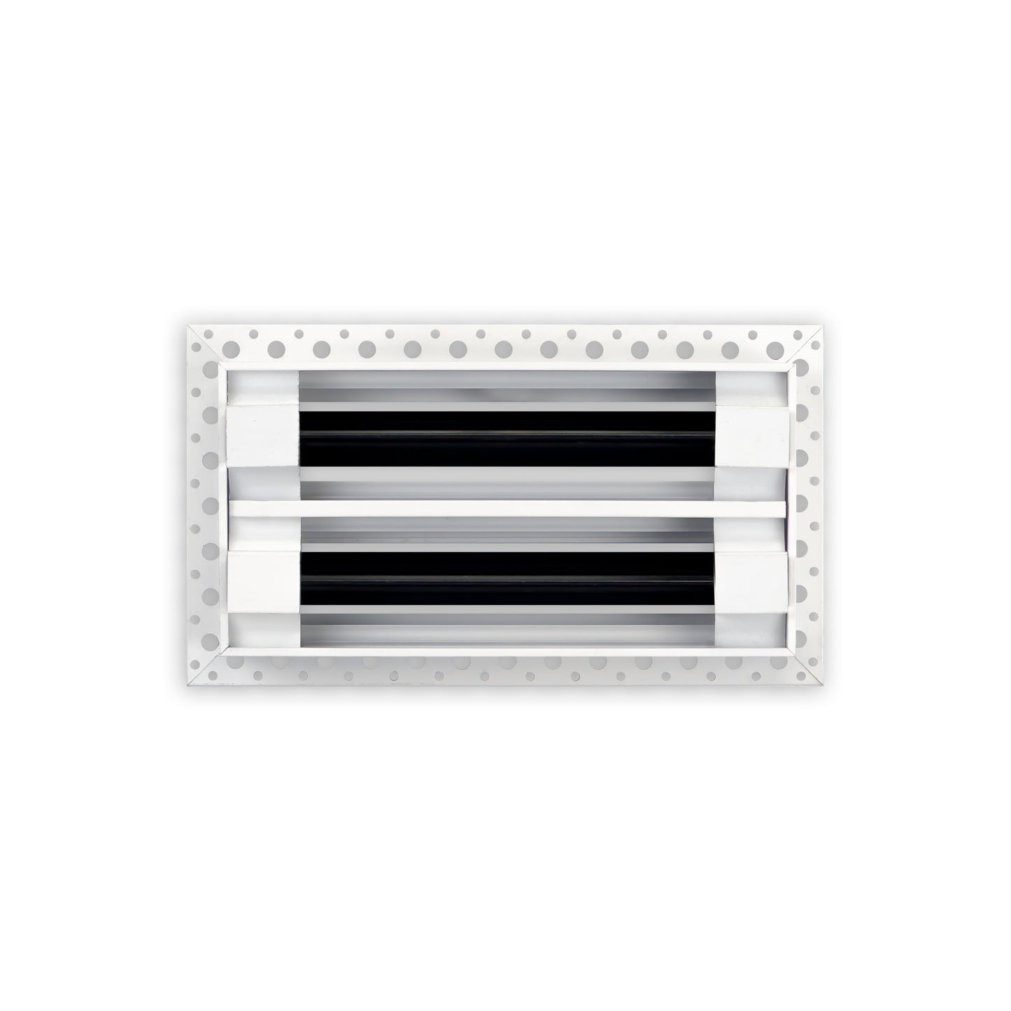 BUILDMART - 8x4  MUD-IN Air Vent Cover - Drywall MUD IN White Air Vent - MUD Linear Slot Diffuser - Register Grille for Ceiling and Walls - Texas Buildmart