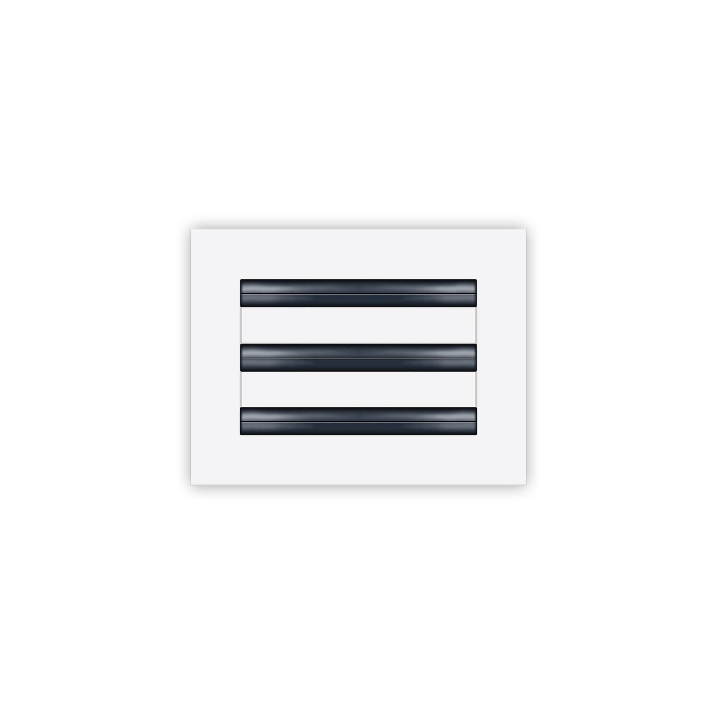 BUILDMART - 6" Standard Linear Slot Diffuser - White Linear AC Vent - Decorative Air Vent - Modern Air Vent Cover for Ceiling, Wall or Floor - Texas Buildmart