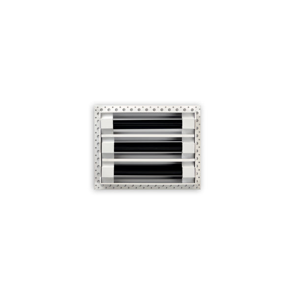 BUILDMART - 8x6 MUD-IN Air Vent Cover - Drywall MUD IN White Air Vent - MUD Linear Slot Diffuser - Register Grille for Ceiling and Walls - Texas Buildmart