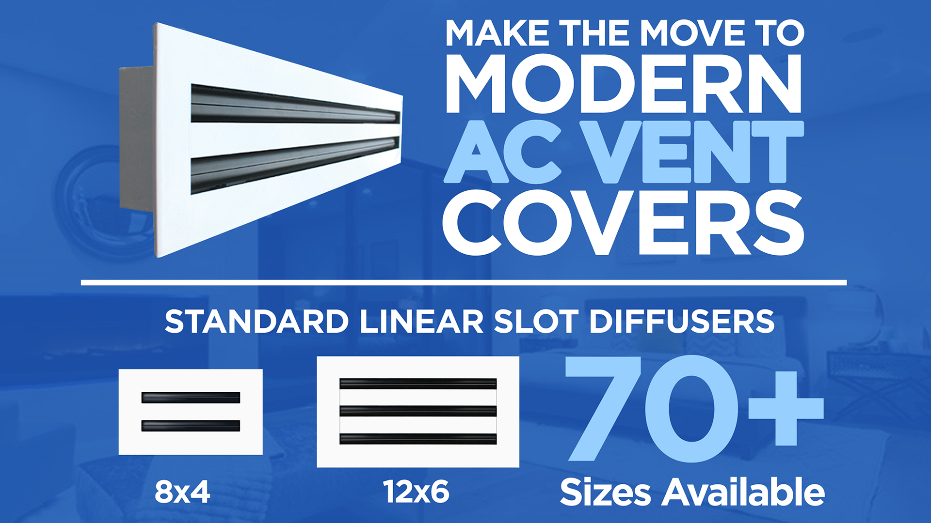 How to Measure and Order your AC Vent Covers