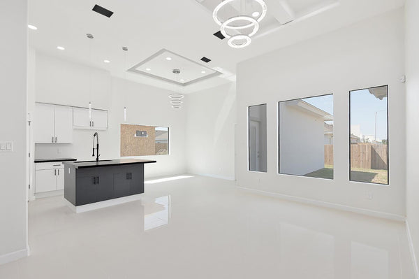 Lifestyle 2 of 10x6 Modern Air Vent Cover Black - 10x6 Standard Linear Slot Diffuser Black - Texas Buildmart