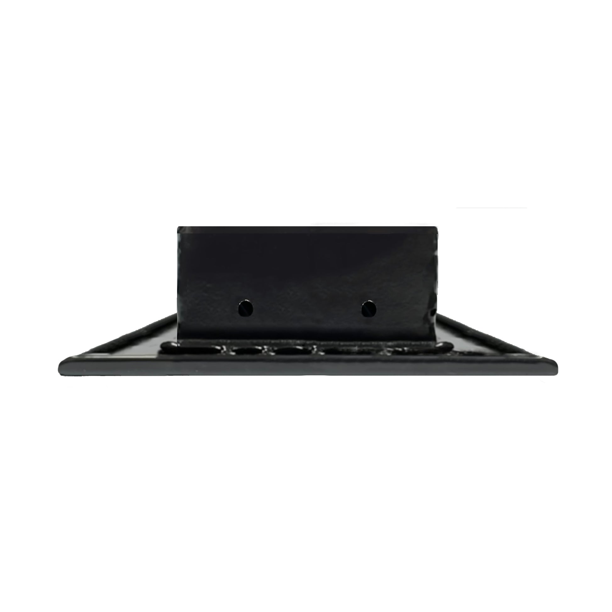 Side of 48 Inch 2 slot Linear Air Vent Cover Black - 48 Inch 2 slot Linear Diffuser Black - Texas Buildmart