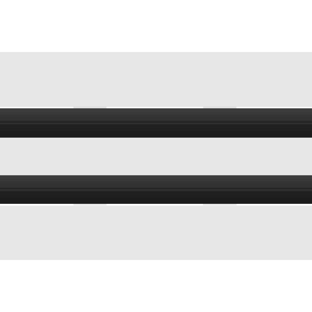 3D Model of 10x4 Modern Air Vent Cover White - Standard Linear Slot Diffuser White - Texas Buildmart