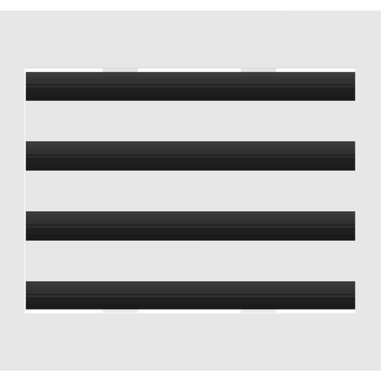 3D Model of 10x8 Modern Air Vent Cover White - Standard Linear Slot Diffuser White - Texas Buildmart