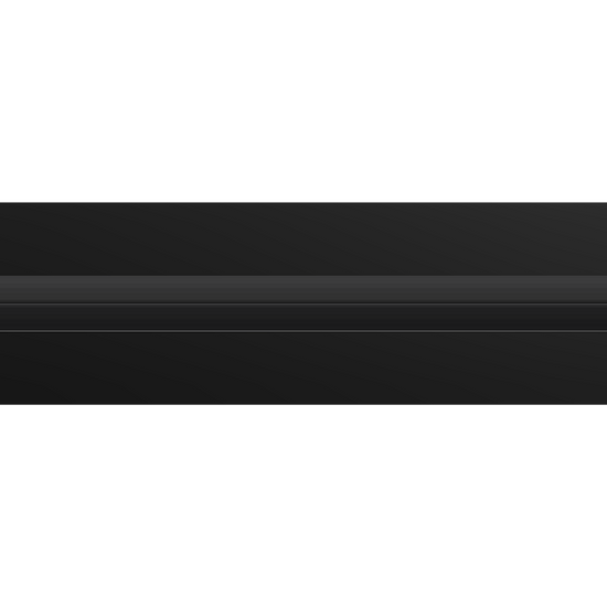 3D Model of 12 Inch 1 Slot Linear Air Vent Cover Black - Linear Diffuser Black - Texas Buildmart
