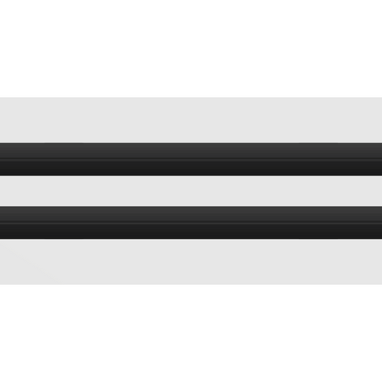 3D Model of 12 Inch 2 Slot Linear Air Vent Cover White - Linear Diffuser White - Texas Buildmart