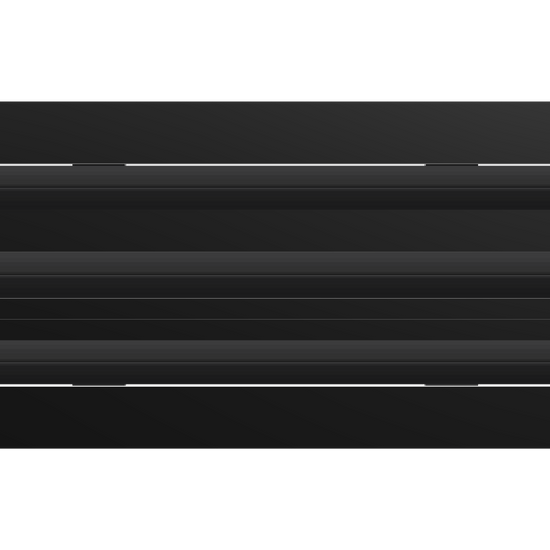 3D Model of 12 Inch 3 Slot Linear Air Vent Cover Black - Linear Diffuser Black - Texas Buildmart