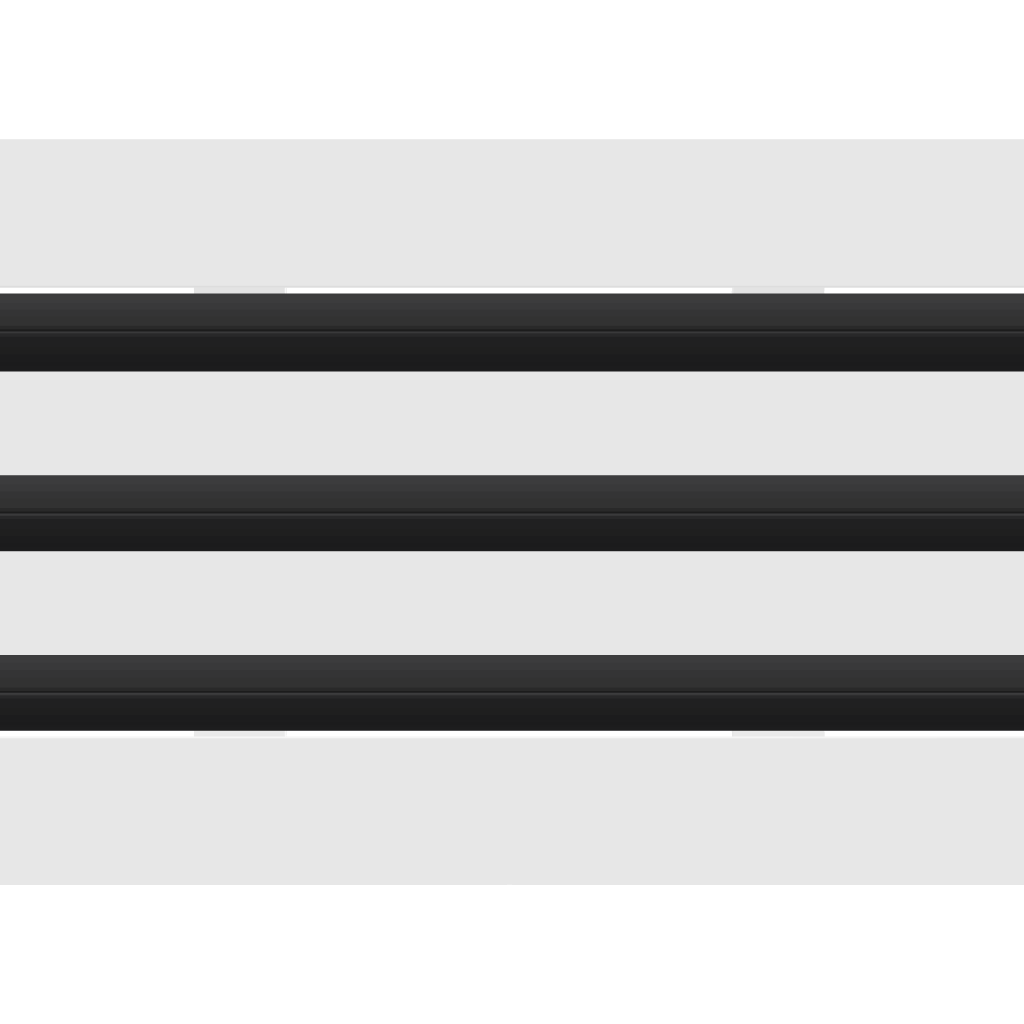 3D Model of 12x6 Modern Air Vent Cover White - Standard Linear Slot Diffuser White - Texas Buildmart