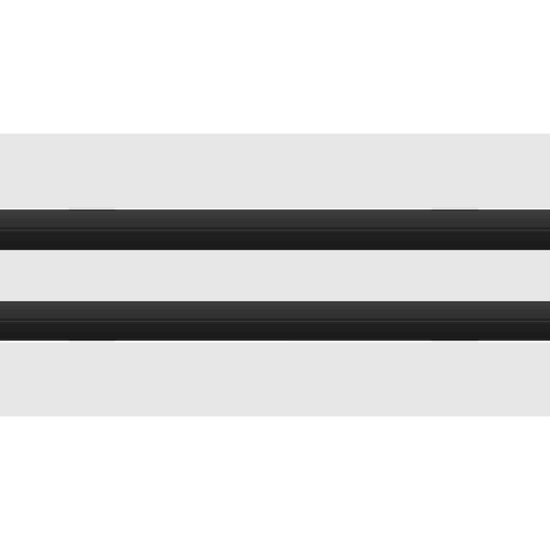 3D Model of 14x4 Modern Air Vent Cover White - Standard Linear Slot Diffuser White - Texas Buildmart