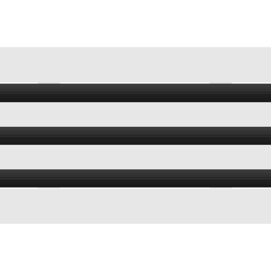 3D Model of 14x6 Modern Air Vent Cover White - Standard Linear Slot Diffuser White - Texas Buildmart