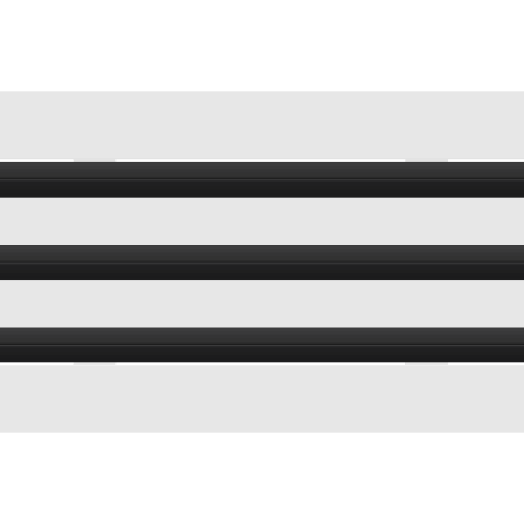 3D Model of 14x6 Modern Air Vent Cover White - Standard Linear Slot Diffuser White - Texas Buildmart