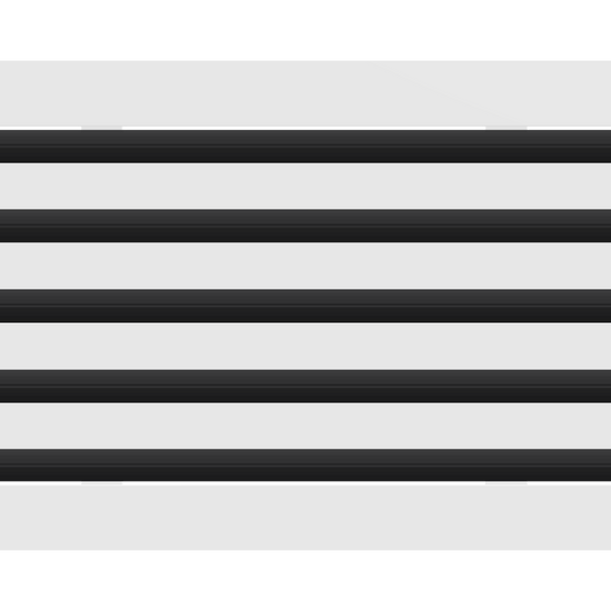 3D Model of 16x10 Modern Air Vent Cover White - Standard Linear Slot Diffuser White - Texas Buildmart