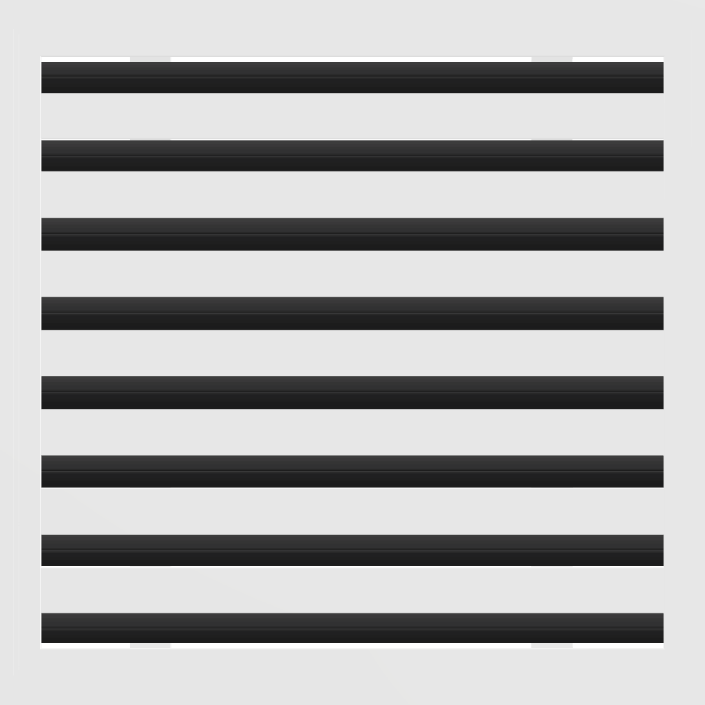 3D Model of 16x16 Modern Air Vent Cover White - Standard Linear Slot Diffuser White - Texas Buildmart