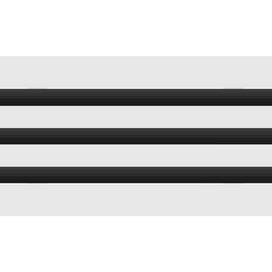 3D Model of 16x6 Modern Air Vent Cover White - Standard Linear Slot Diffuser White - Texas Buildmart