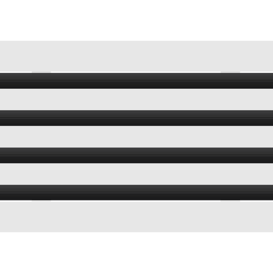 3D Model of 16x8 Modern Air Vent Cover White - Standard Linear Slot Diffuser White - Texas Buildmart