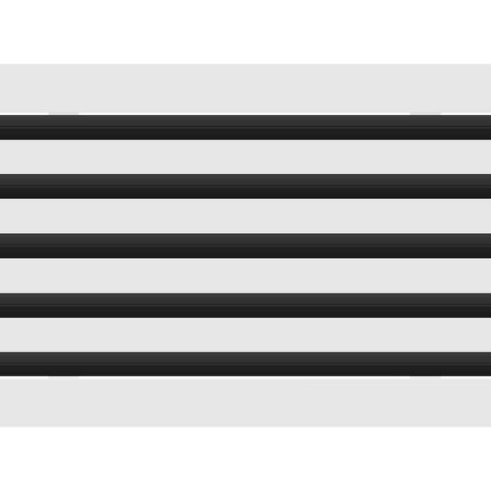 3D Model of 18x10 Modern Air Vent Cover White - Standard Linear Slot Diffuser White - Texas Buildmart