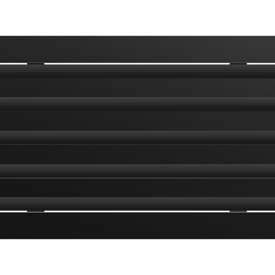 3D Model of 18x10 Modern Air Vent Cover Black - Standard Linear Slot Diffuser Black - Texas Buildmart