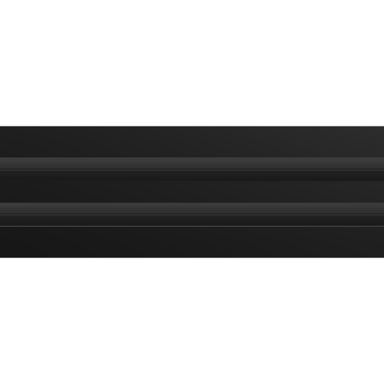 3D Model of 18 Inch 2 Slot Linear Air Vent Cover Black - Linear Diffuser Black - Texas Buildmart