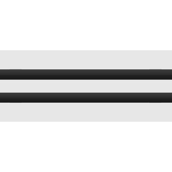 3D Model of 18x4 Modern Air Vent Cover White - Standard Linear Slot Diffuser White - Texas Buildmart