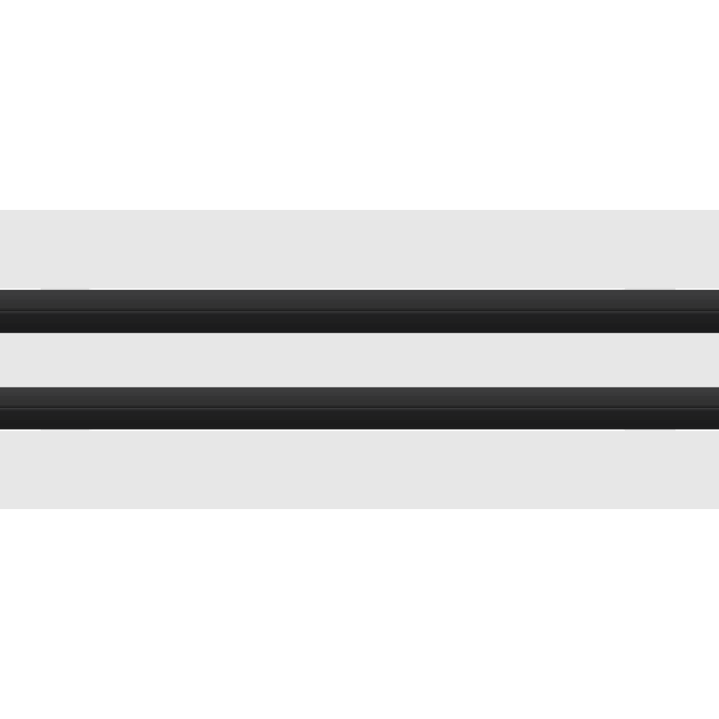 3D Model of 18x4 Modern Air Vent Cover White - Standard Linear Slot Diffuser White - Texas Buildmart