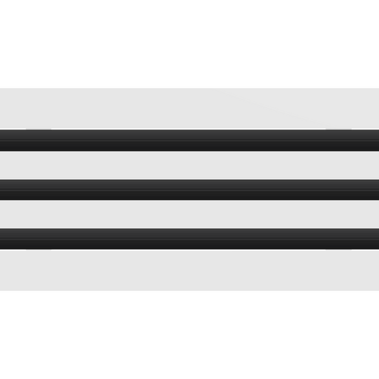 3D Model of 18x6 Modern Air Vent Cover White - Standard Linear Slot Diffuser White - Texas Buildmart