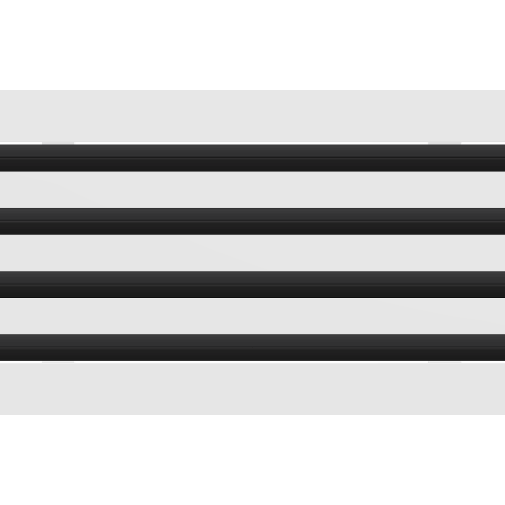 3D Model of 18x8 Modern Air Vent Cover White - Standard Linear Slot Diffuser White - Texas Buildmart