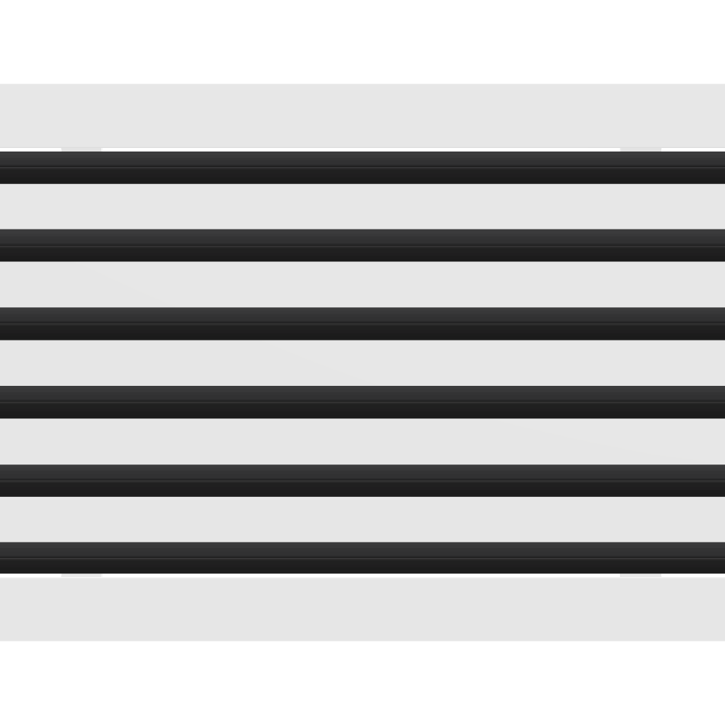 3D Model of 20x12 Modern Air Vent Cover White - Standard Linear Slot Diffuser White - Texas Buildmart