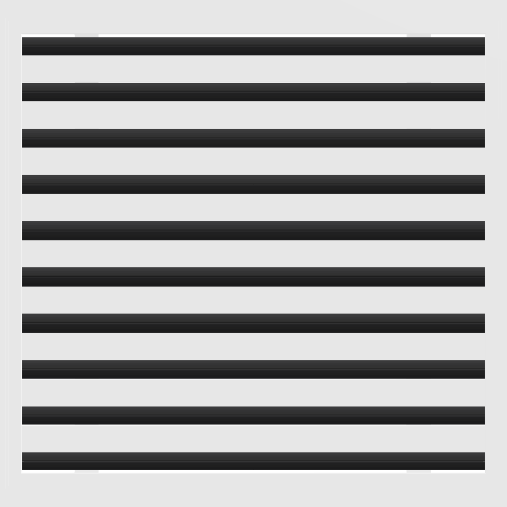 3D Model of 20x20 Modern Air Vent Cover White - Standard Linear Slot Diffuser White - Texas Buildmart