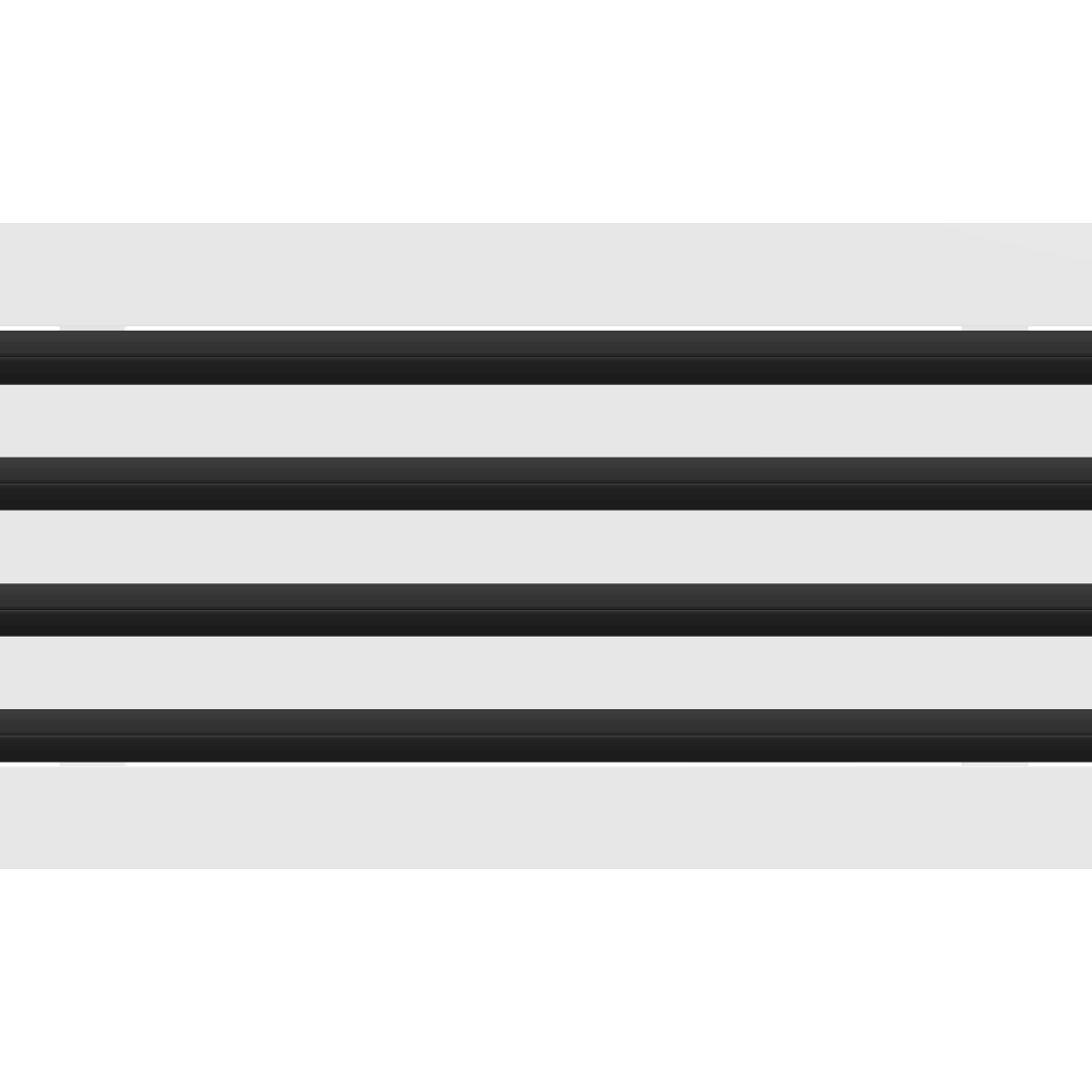 3D Model of 20x8 Modern Air Vent Cover White - Standard Linear Slot Diffuser White - Texas Buildmart