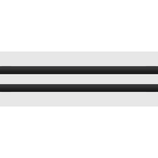 3D Model of 22x4 Modern Air Vent Cover White - Standard Linear Slot Diffuser White - Texas Buildmart
