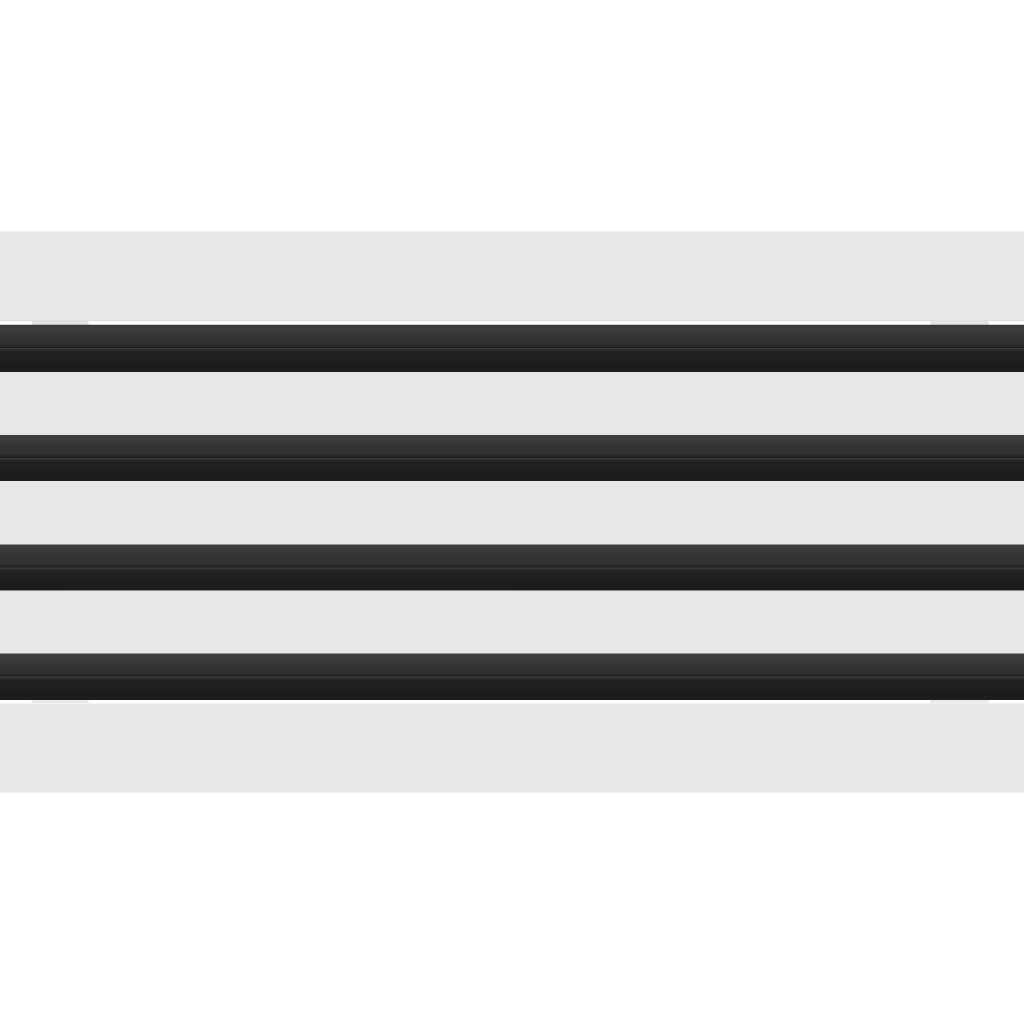 3D Model of 22x8 Modern Air Vent Cover White - Standard Linear Slot Diffuser White - Texas Buildmart