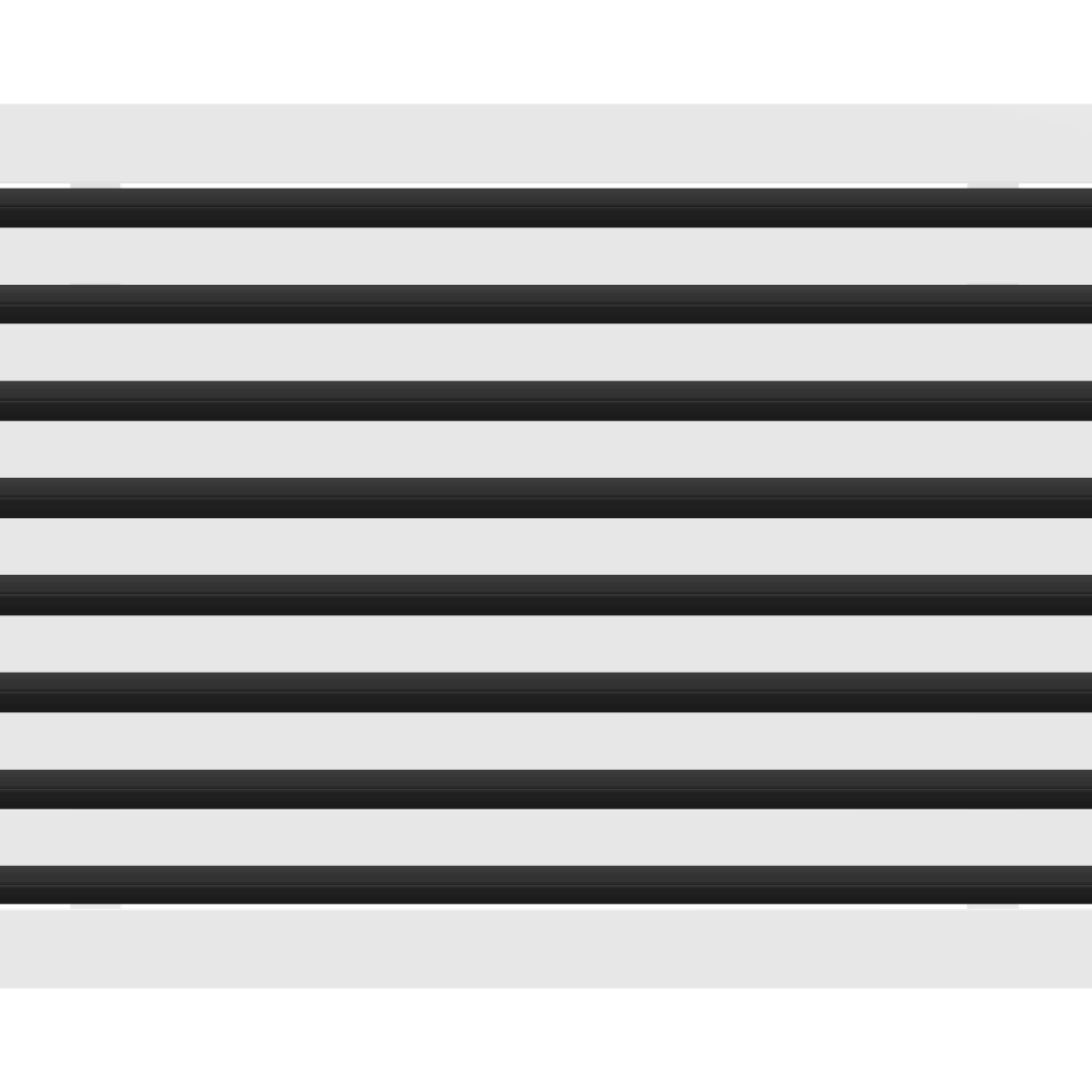 3D Model of 24x16 Modern Air Vent Cover White - Standard Linear Slot Diffuser White - Texas Buildmart