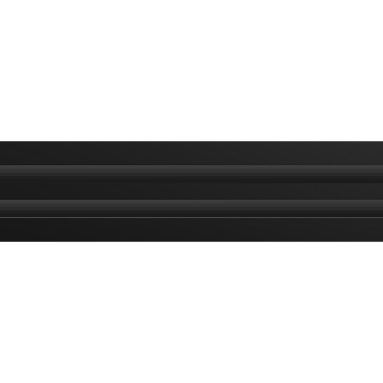 3D Model of 24 Inch 2 Slot Linear Air Vent Cover Black - Linear Diffuser Black - Texas Buildmart