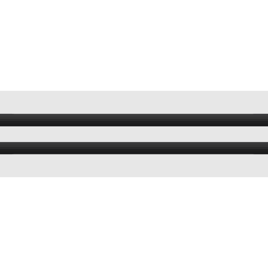 3D Model of 24x4 Modern Air Vent Cover White - Standard Linear Slot Diffuser White - Texas Buildmart