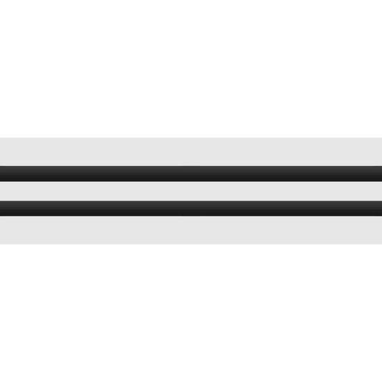 3D Model of 28x4 Modern Air Vent Cover White - Standard Linear Slot Diffuser White - Texas Buildmart