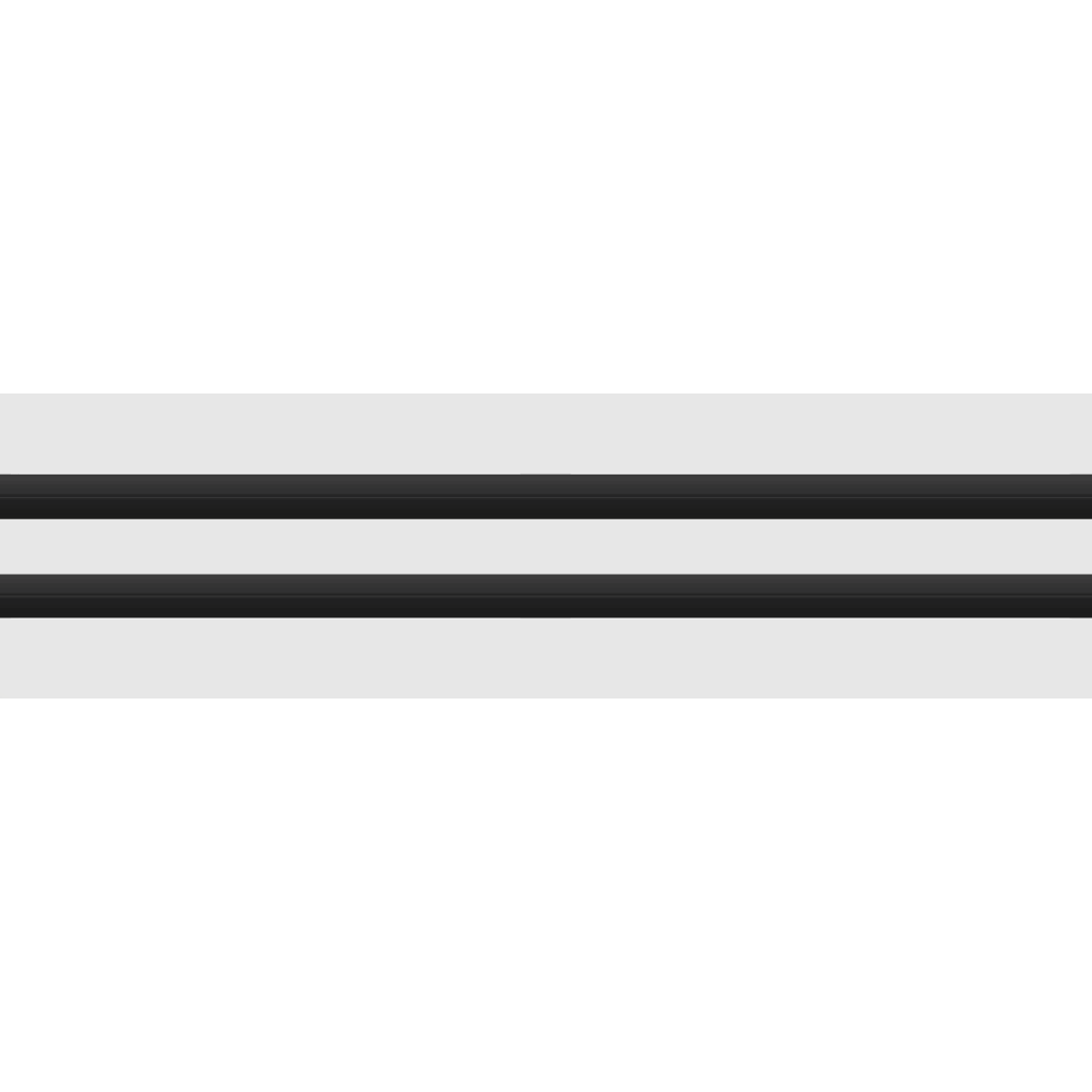 3D Model of 28x4 Modern Air Vent Cover White - Standard Linear Slot Diffuser White - Texas Buildmart