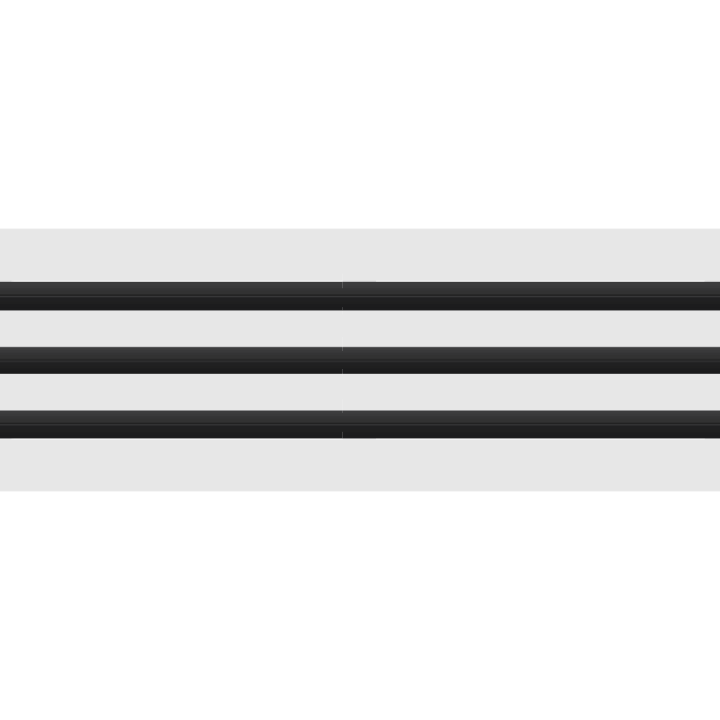 3D Model of 28x6 Modern Air Vent Cover White - Standard Linear Slot Diffuser White - Texas Buildmart