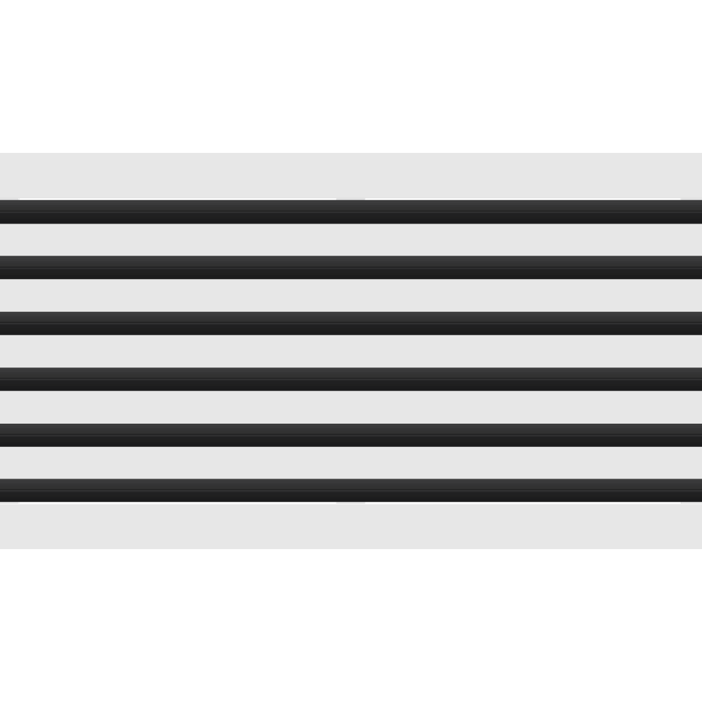 3D Model of 30x12 Modern Air Vent Cover White - Standard Linear Slot Diffuser White - Texas Buildmart