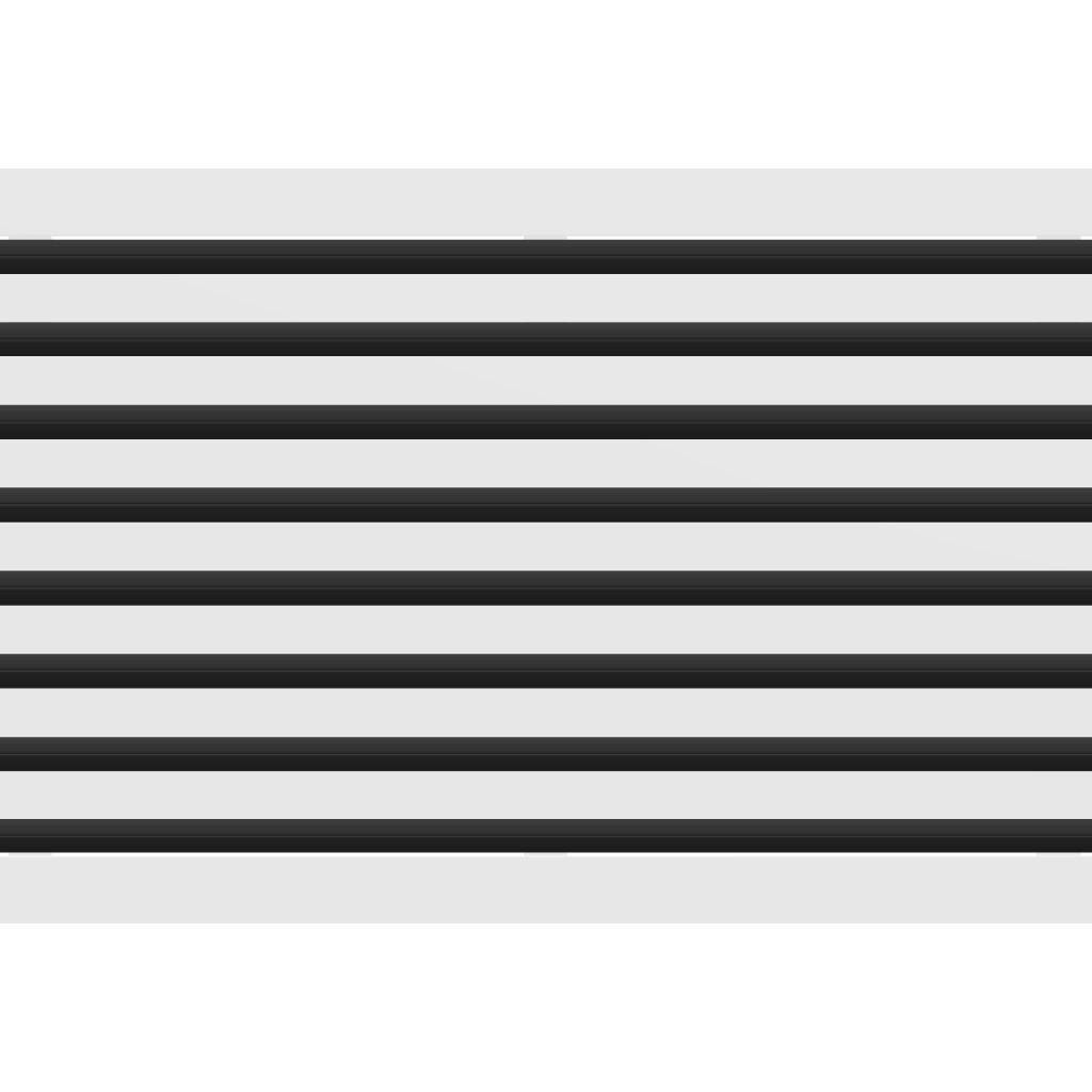 3D Model of 30x16 Modern Air Vent Cover White - Standard Linear Slot Diffuser White - Texas Buildmart