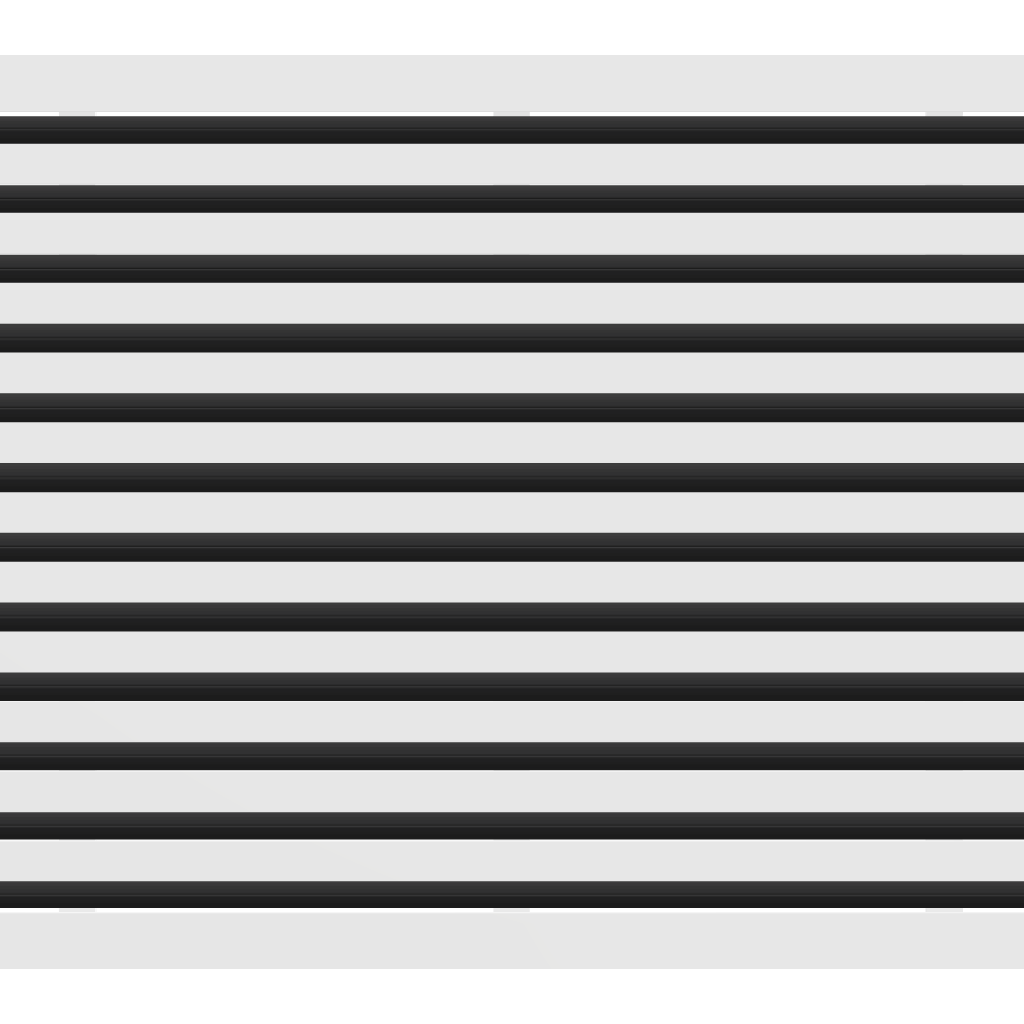 3D Model of 30x24 Modern Air Vent Cover White - Standard Linear Slot Diffuser White - Texas Buildmart