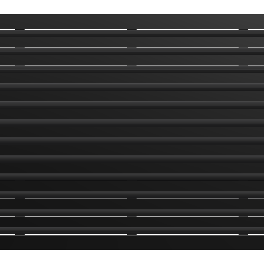 3D Model of 30x24 Modern Air Vent Cover Black - Standard Linear Slot Diffuser Black - Texas Buildmart