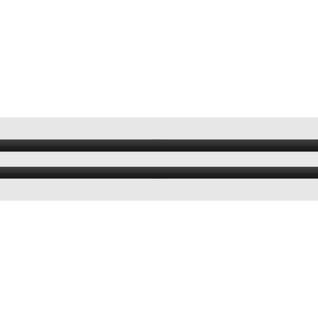3D Model of 30x4 Modern Air Vent Cover White - Standard Linear Slot Diffuser White - Texas Buildmart