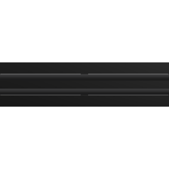 3D Model of 30x4 Modern Air Vent Cover Black - Standard Linear Slot Diffuser Black - Texas Buildmart